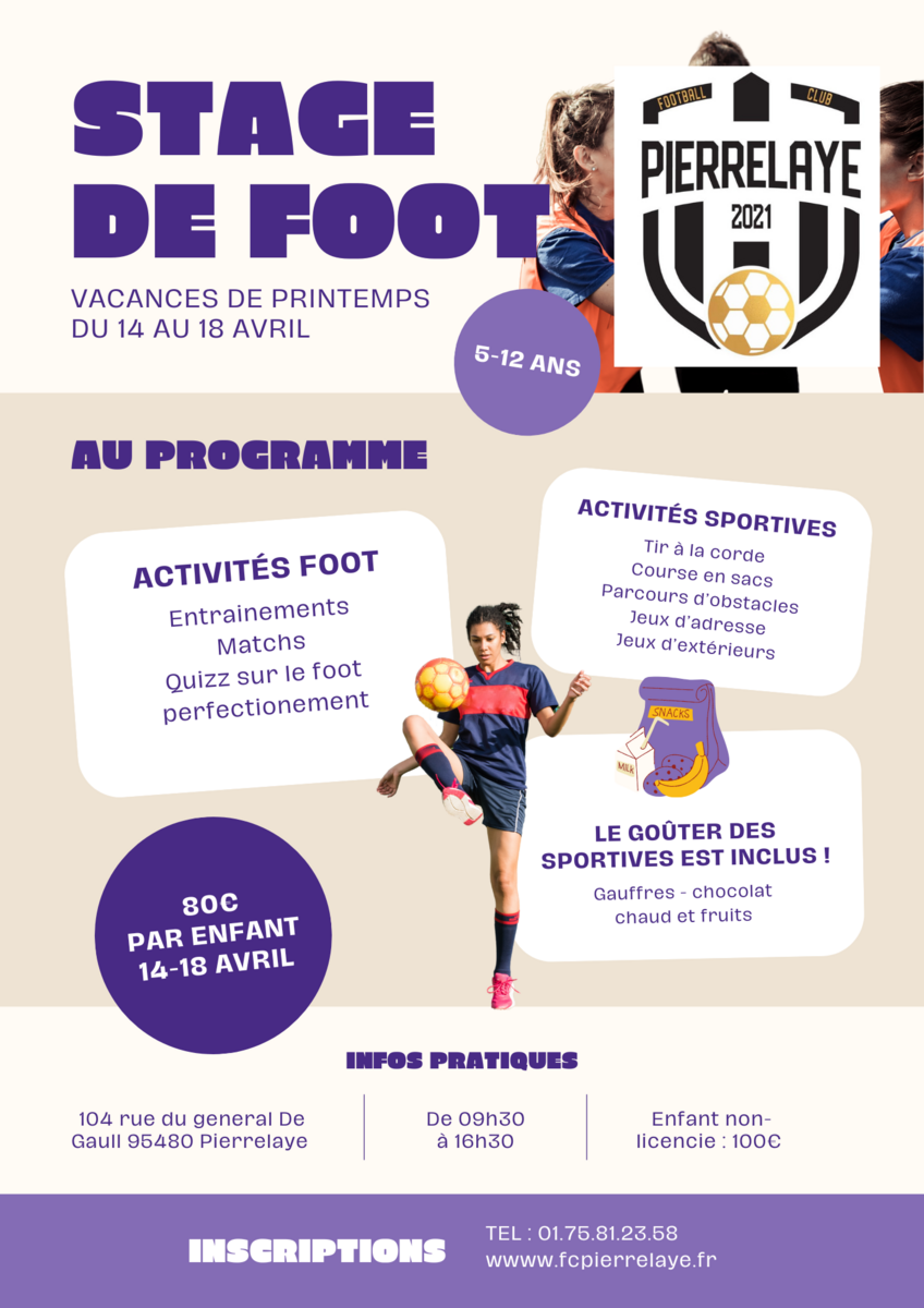 STAGE DE FOOTBALL DE PRINTEMPS