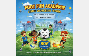 STAGE VACANCES DE FEVRIER